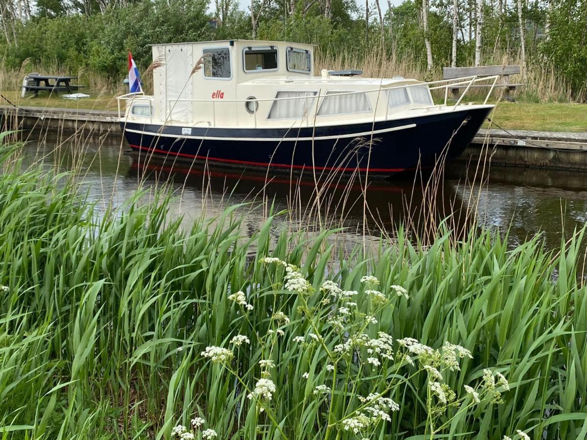 Boat Ella - Kamperen Op Het Water -Niet Om Mee Te Varen -Read Host Profile-Lees Hostprofiel Jutrijp Extérieur photo